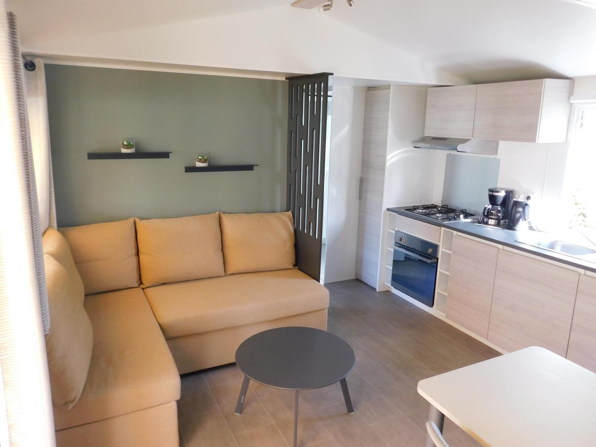 Domaine De Kerlann 4 Etoiles - Mobil Home 2 Chambres - 2 Sdb - 315 بونت-آفين المظهر الخارجي الصورة